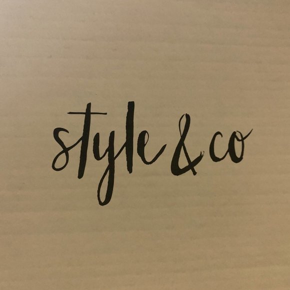 Style & Co Masrinaa Ankle Booties Women's 5.5M Blue Snake Denim Side Zip‎ S0646 - Picture 8 of 10